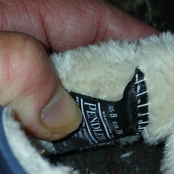 ⚫️ Black Friday Pendleton  Faux Fur Waterproof Chelsea Rain Boots 8 for Women - Picture 6 of 9